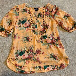 Floral Pheasant Top